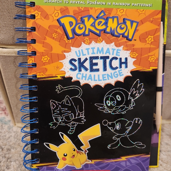 Pokemon Other - Pokemon Yellow and Black Spiral Notebook